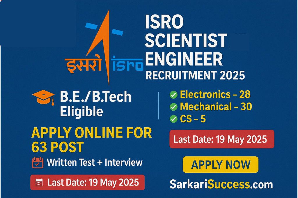 ISRO ScientistEngineer Recruitment 2025