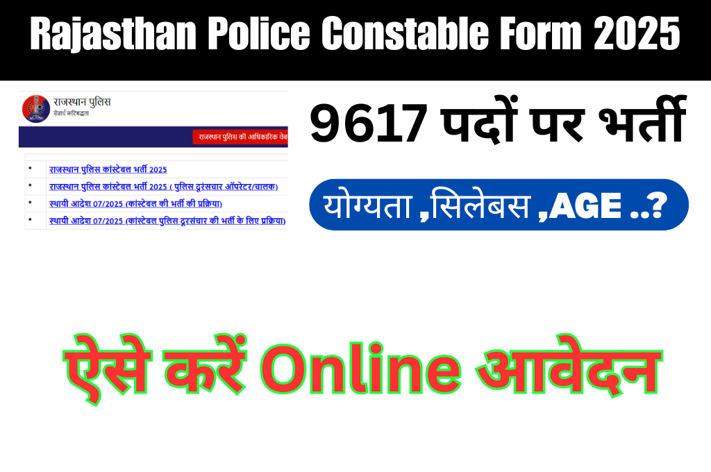 Rajasthan Police Constable 2025